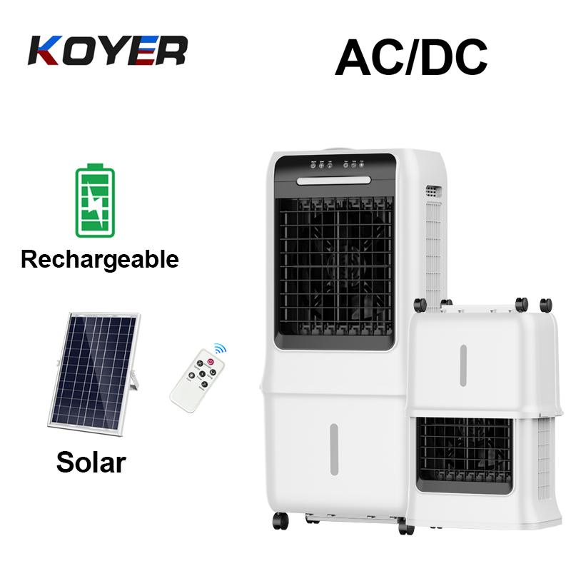အအေးခံပုံစံ အိတ်ဆောင် DC Air Cooler ပန်ကာ