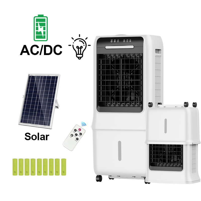 အအေးခံပုံစံ အိတ်ဆောင် DC Air Cooler ပန်ကာ