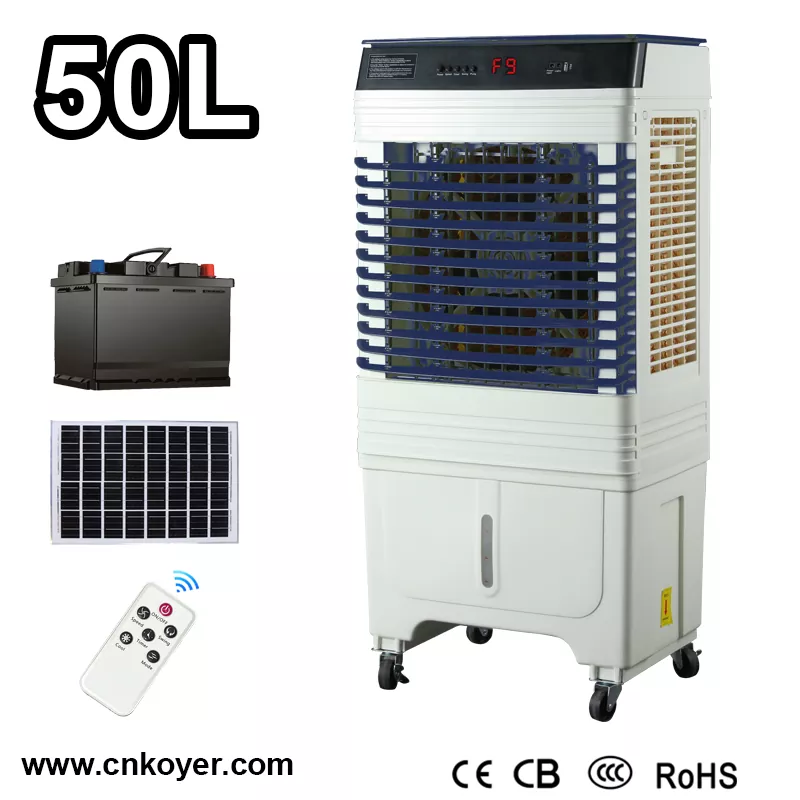 အားပြန်သွင်းနိုင်သော DC12V Air Cooler ပန်ကာ