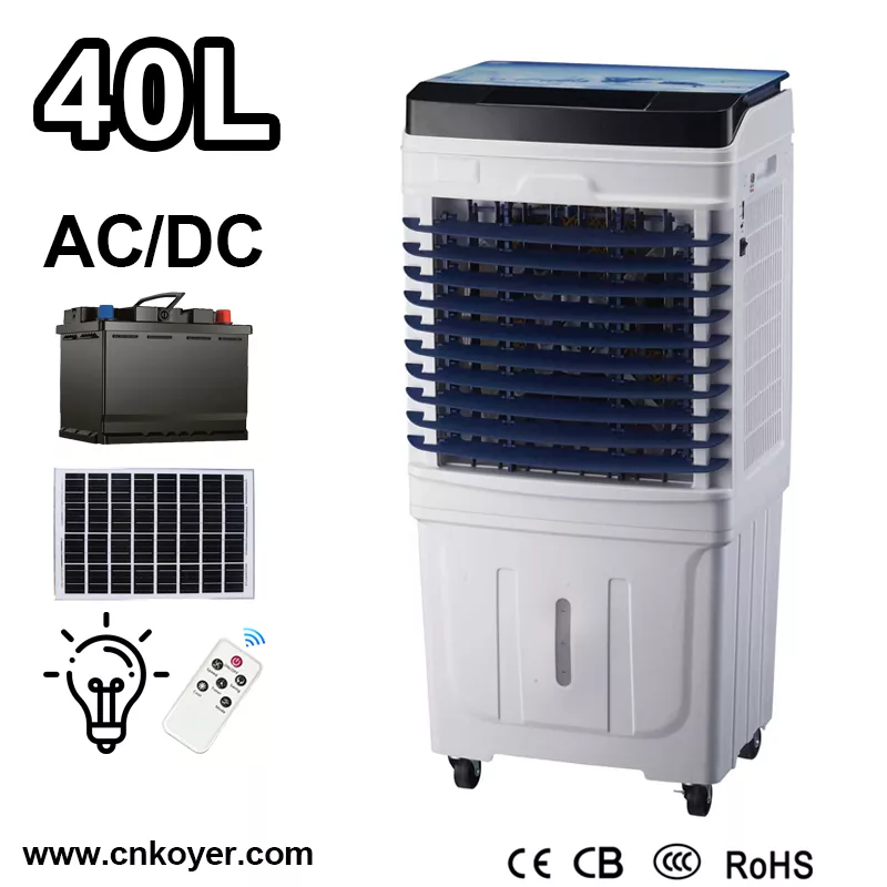 အဝေးထိန်းစနစ် Evaporative Air Cooler ပန်ကာ